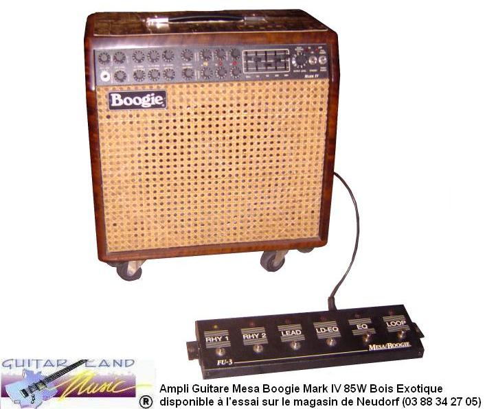 Ampli Guitare Mesa Boogie Mark IV 85W Bois Exotique